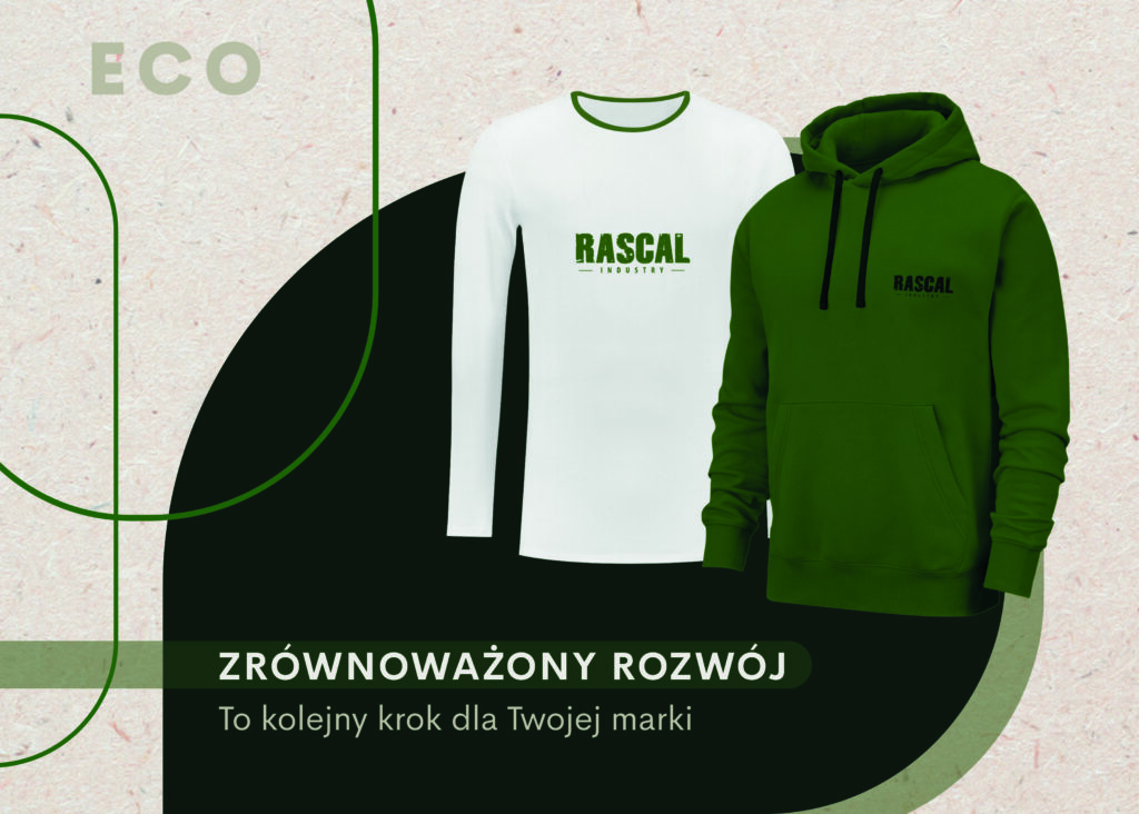 Ekologiczne bluzy z własnym logo.